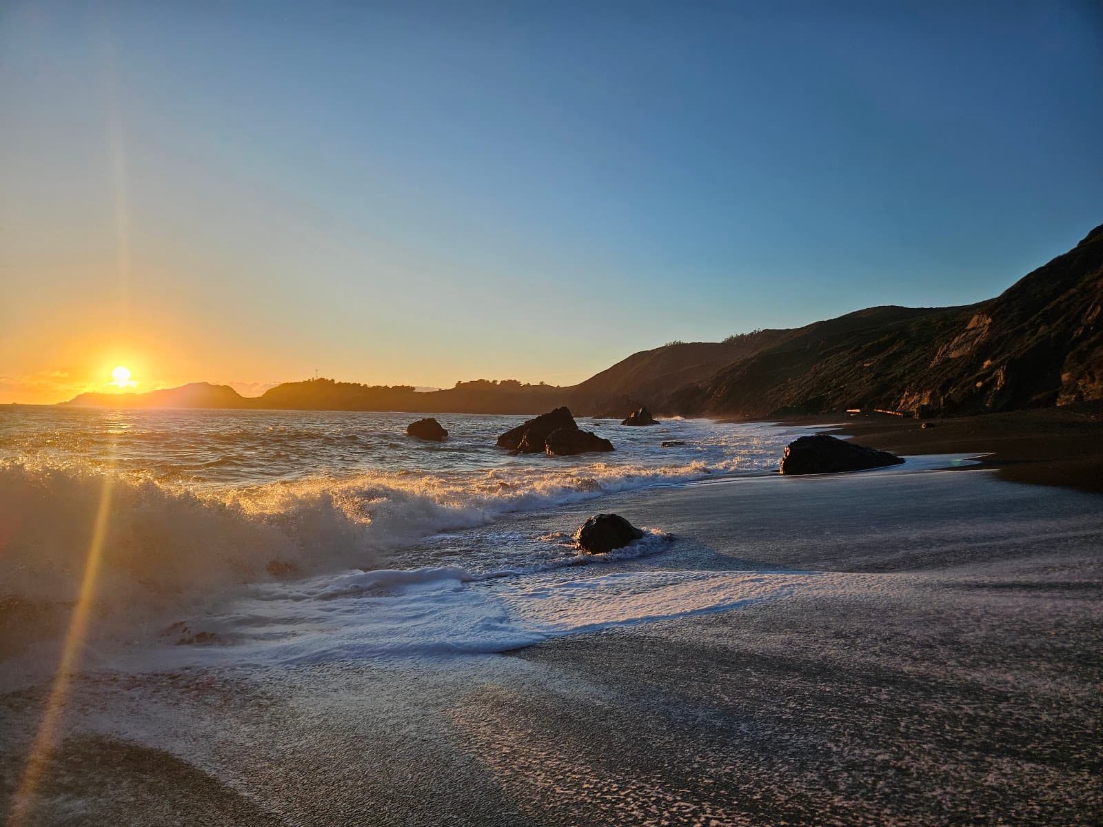 Black Sand Beach, Sausalito, CA