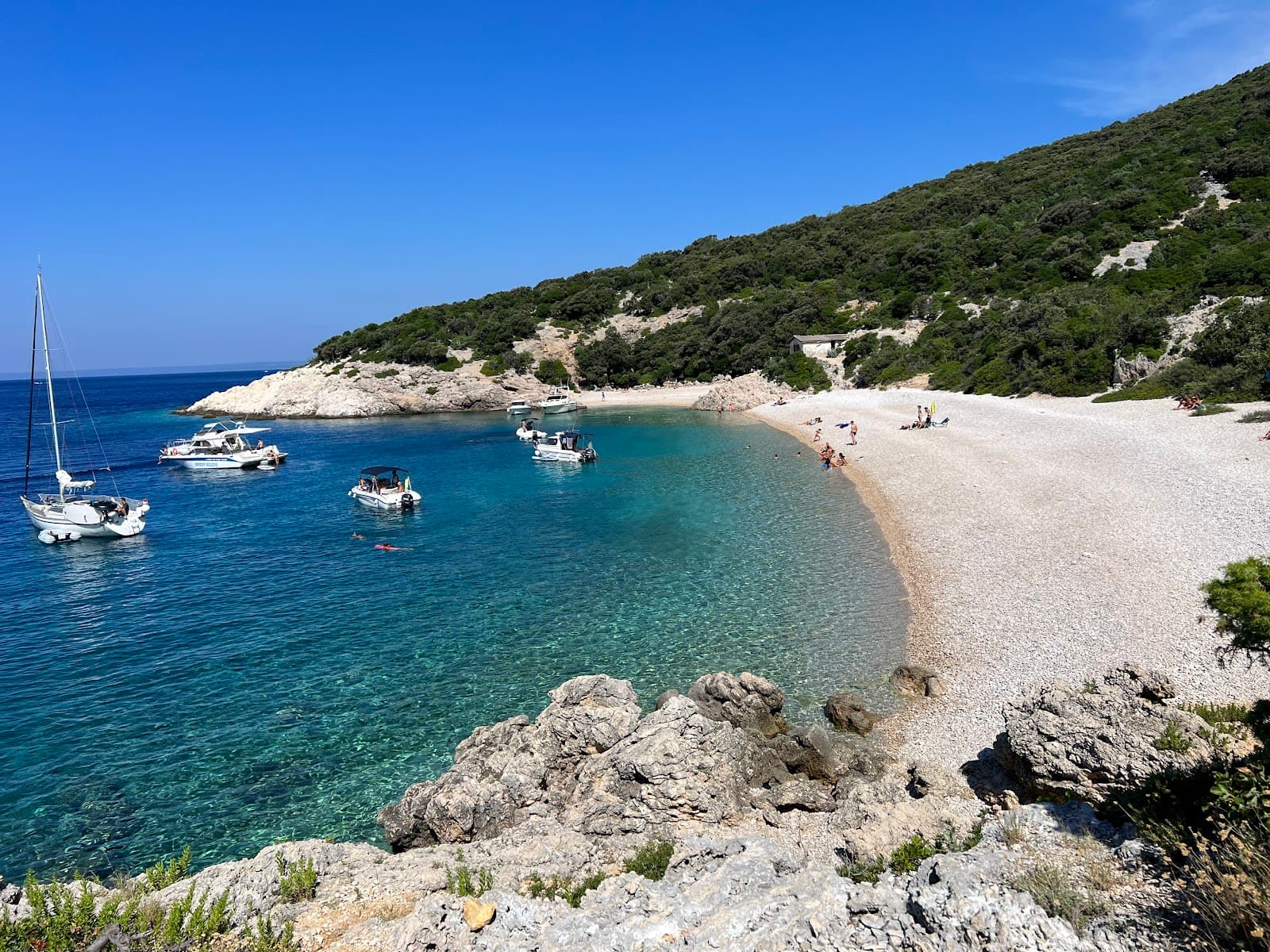 Lubenice Beach, Cres Island, Kvarner