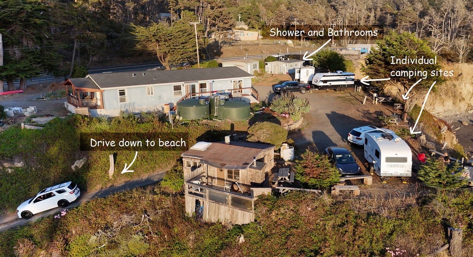 Timber Cove Campground and Boat Landing, Jenner, CA