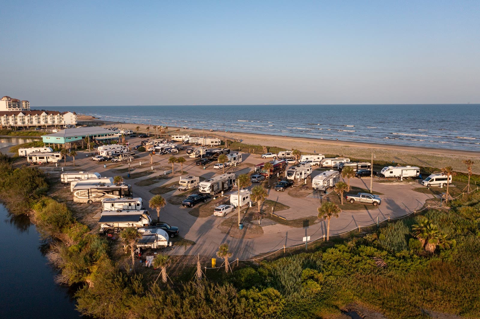 Dellanera RV Park Beach, Galveston, TX